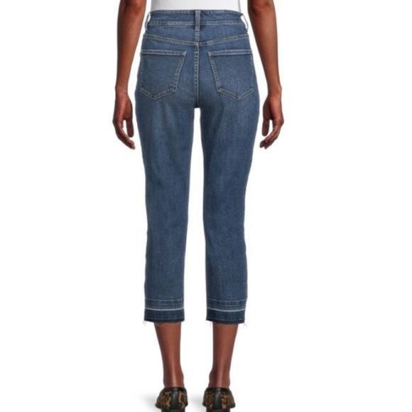 Time and Tru Women's High Rise Straight Crop Jean size 8 women's pants NWT trous - Picture 3 of 4